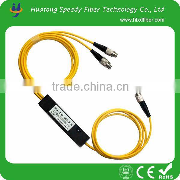 High quality PLC splitter 1*2 optical splitter for telecommunication
