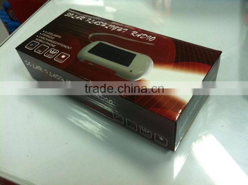 hottest solar flashlight radio power bank XH-SRM
