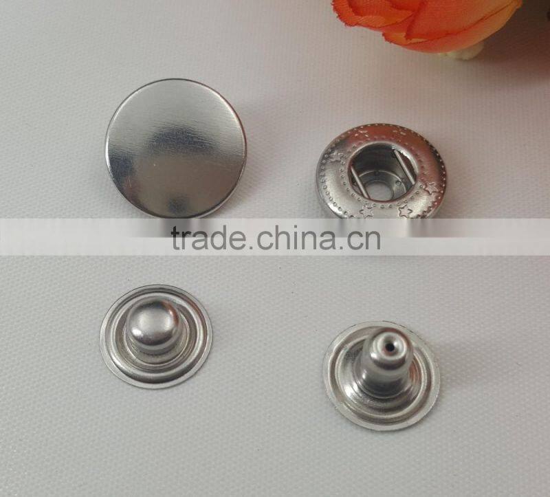 Sedex Audited 2 Pillar Factory Stainless Steel Metal Pree studs Snap button