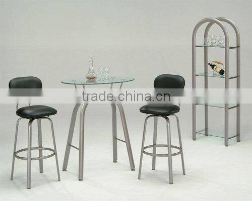 Metal Bar set glass bar table sofa bar chair