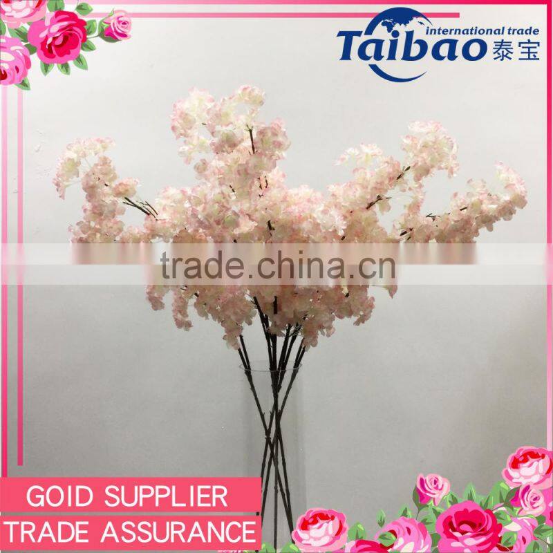 2 meter tall white artificial cherry blossom trees for indoor wedding decoration