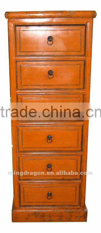 Chinese antique furniture modern elm wood ix Drawers Cabinet