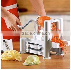 Multifunctional 3 in 1Tri Blade Plastic Spiral Vegetable Slicer