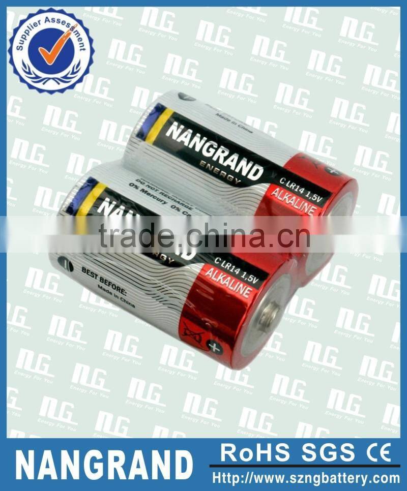 Excellent lr14 c um2 1.5v alkaline battery