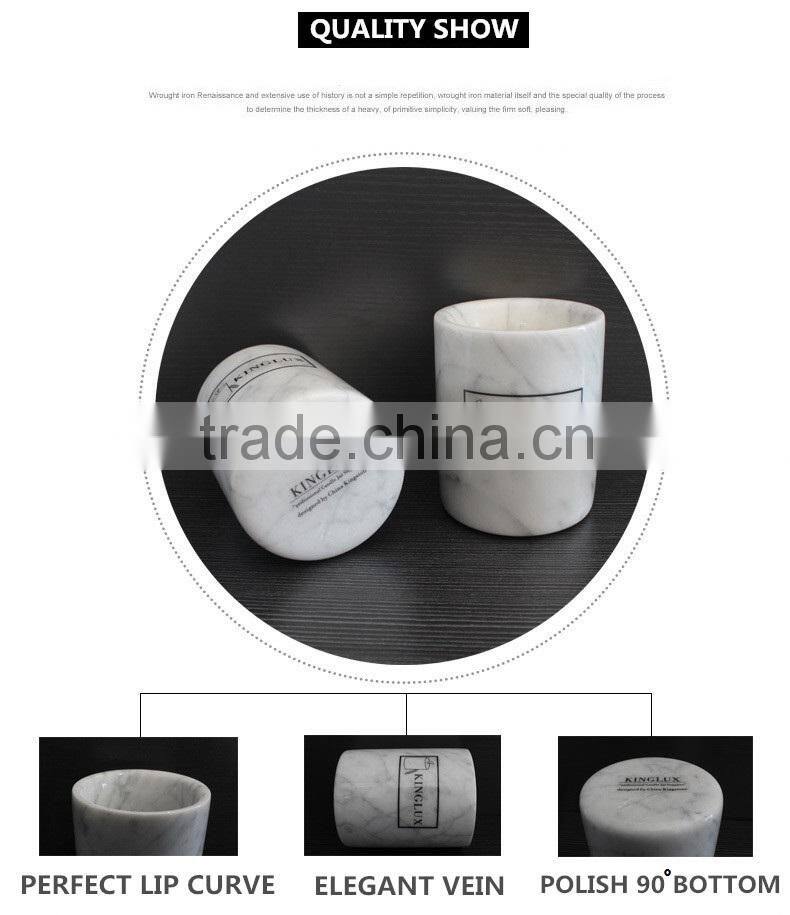 Tableware carrara white hexagon marble coaster/marble cup mat
