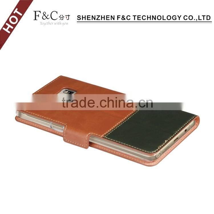 For Samsung Note 7 Magnetic Flip PU Leather Phone Case,Genuine Leather Case For all model