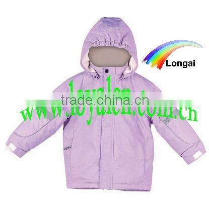 Western style kids ski wear wholesale kids ski jacket and pants set