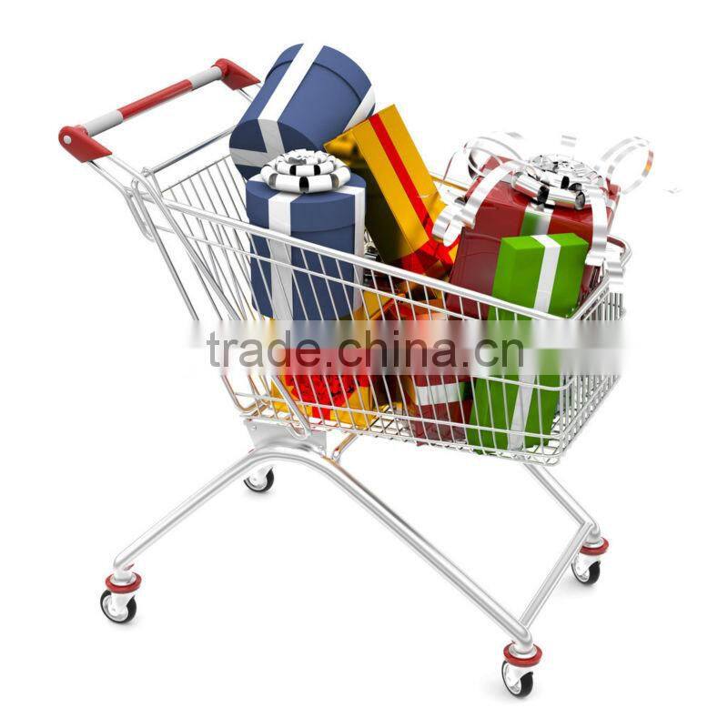 Best Selling Metal used shopping carts sale