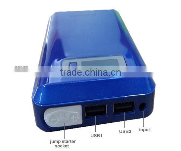 sunpow 12v 8000mah lcd display colorful and ultrathin power bank manufacturer of multifunction car jump starter