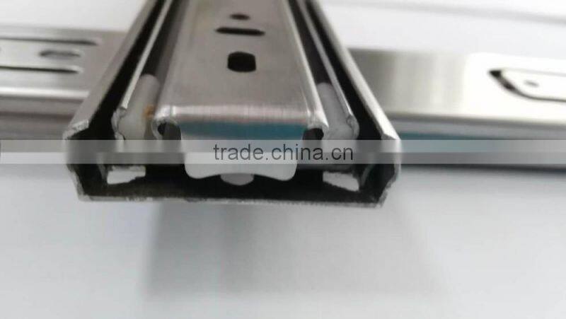 China supplier full extension push open ball bearing furniture drawer sliders
