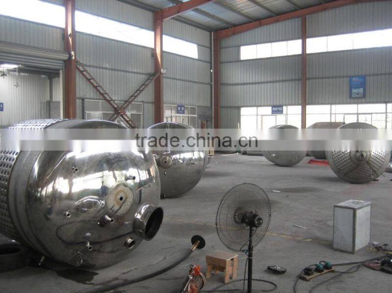Stainless Steel Wine Storage Tank For Wine Brewing Bright Tank