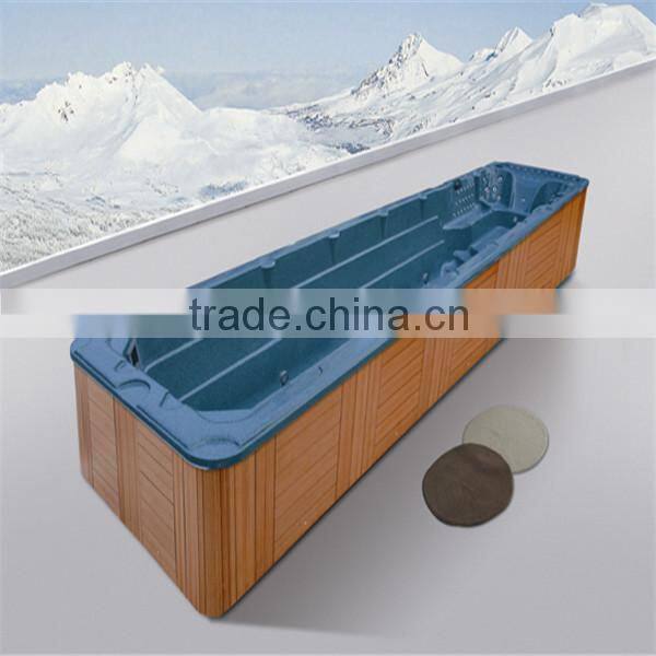 CE approved 10.6m endless plastic swimming pools
