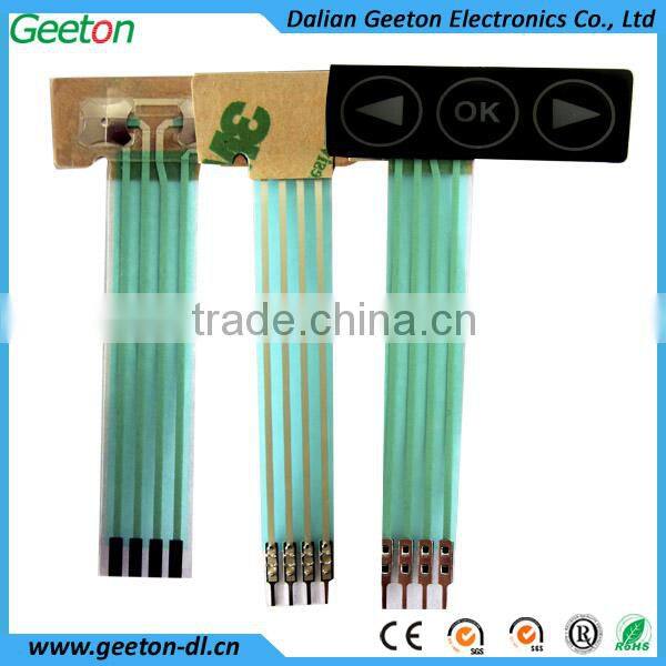 high quality membrane switch 10 keys touch screen keyboard