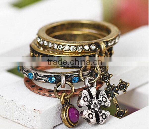 Stacking Initial Rings and Stacking Birthstone Rings. Mothers Rings in a Set Stackable Rings in Silver