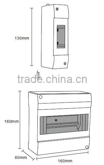 3 Module Surface Mount Enclosure
