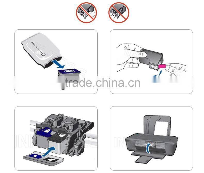 Wholesaler remanufactured cartridge with hp deskjet 1050 ink