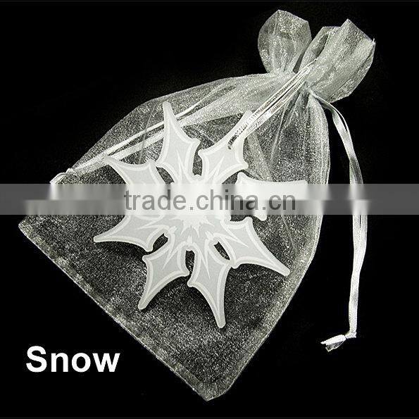 Acrylic Snowflake Christmas Tree Decorations set of 3