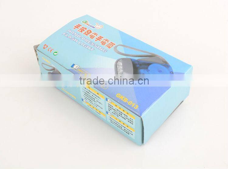 Goread hand crack dynamo flashlight