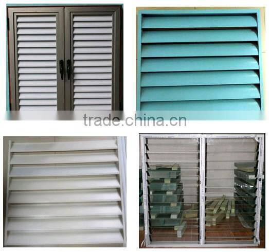 Aluminum fixed louver window, aluminum adjustable louver window ,aluminum shutter window