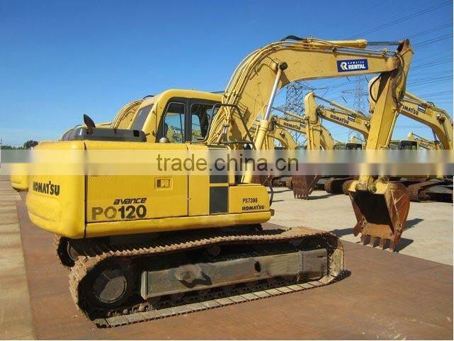 used japan made komatsu PC120-6 hydraulic cheap excavator