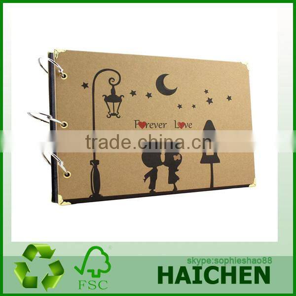 3-ring pocket HUNTER-GREEN album for 504 photos - 4"x6"