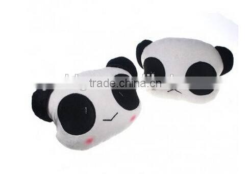 Panda Car Seat Plush Cover Head Neck Support Cushion Cotton Pillow