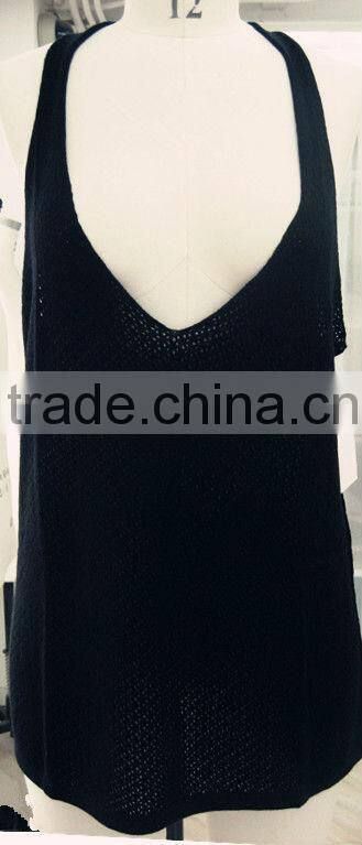 2014SS women 7gg cotton jersey knit dress,