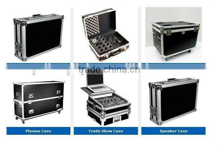 High quality aluminum moving head flycase with wheels