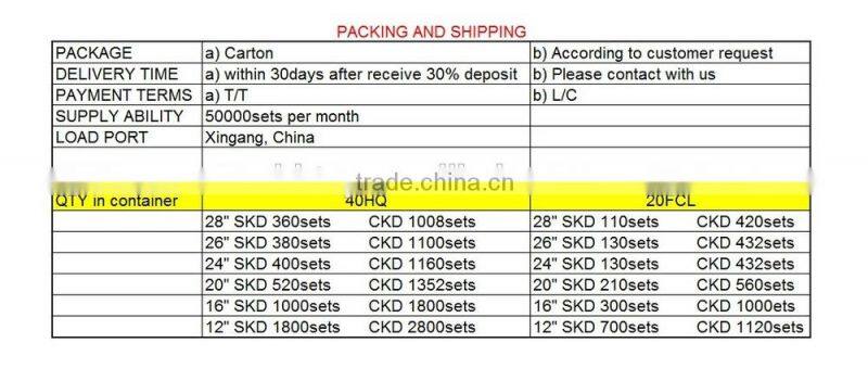 12" mini folding bike/pocket bike for lady from China