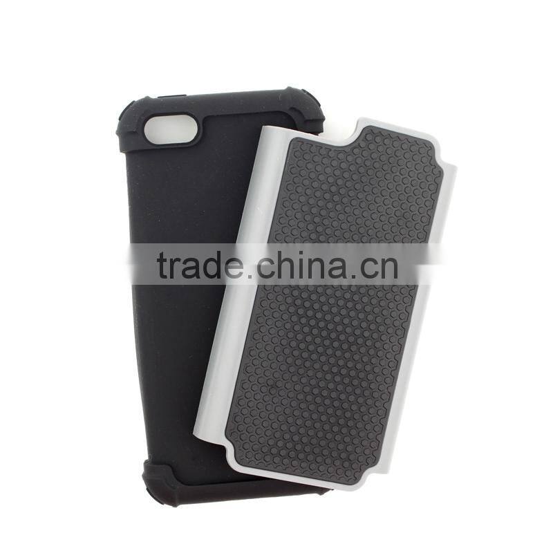 Football style TPU defender hybrid case for iPhone 5C