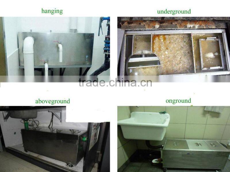Stainless Steel Portable Grease Trap for Fast Food Restaurant