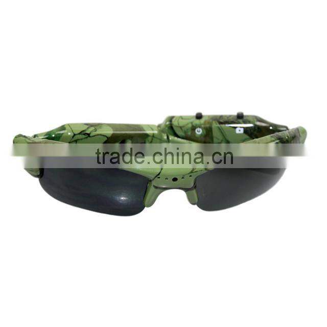 New Digital Camo Sports HD Video Camera Sunglasses DVR Glasses camcorderJVE3107A-1