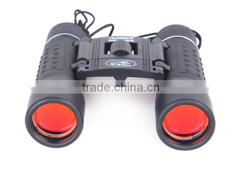 compact binoculars rubber covered 10x25