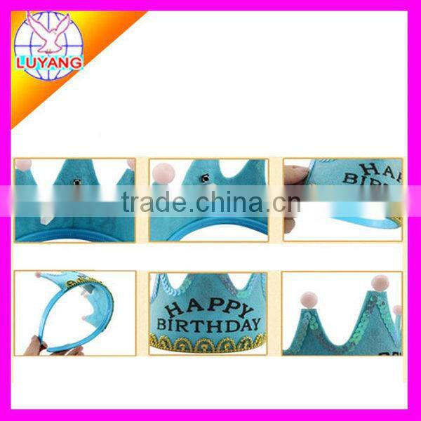 Party Crown Hat with LED Party Birthday Glow Flash King Princess King Headband Hat ,Festival Decors Favors Crown Princess at