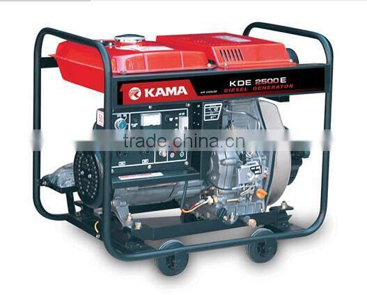 KAMA 2.5kva DC output Single phase small diesel generator for sale