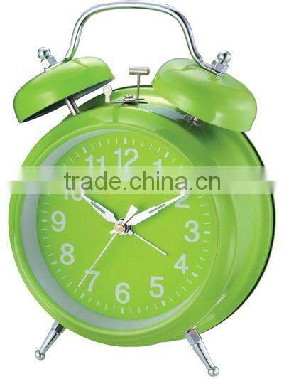 Table 5 inches metal twin bell mechanical alarm clock