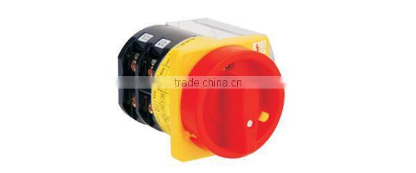 HZ12 (ROHS,CE certificate) red yellow rotary switch 3 position