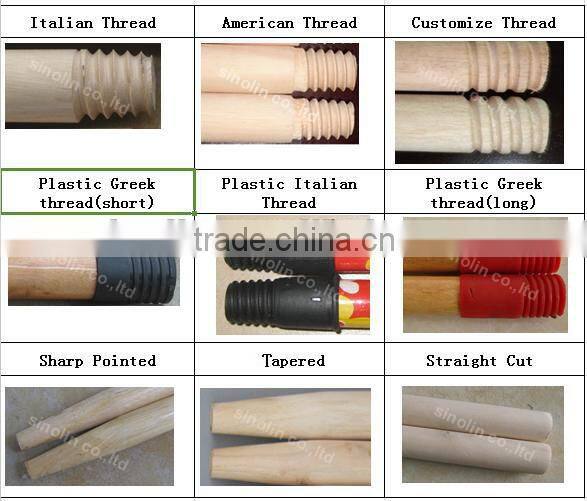 natural wooden mop handle