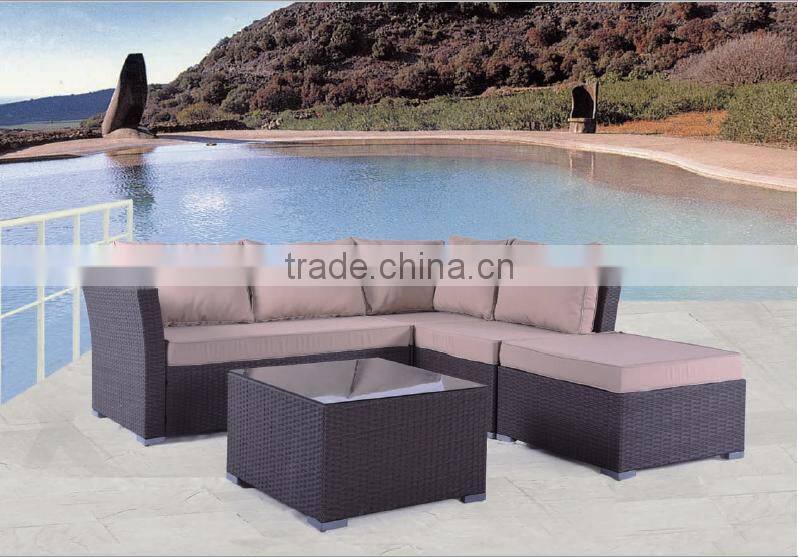 2016 All weather 3pcs garden furniture cheap rattan bistro set