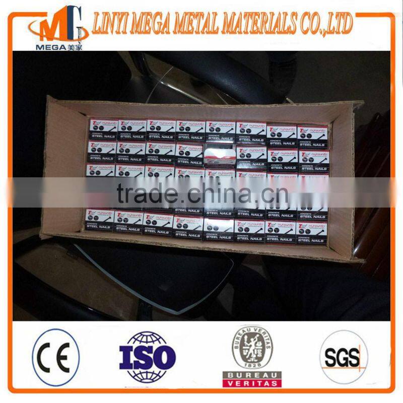 svender supply harp diamond point smooth shank Electro Galvanized steel concrete nail