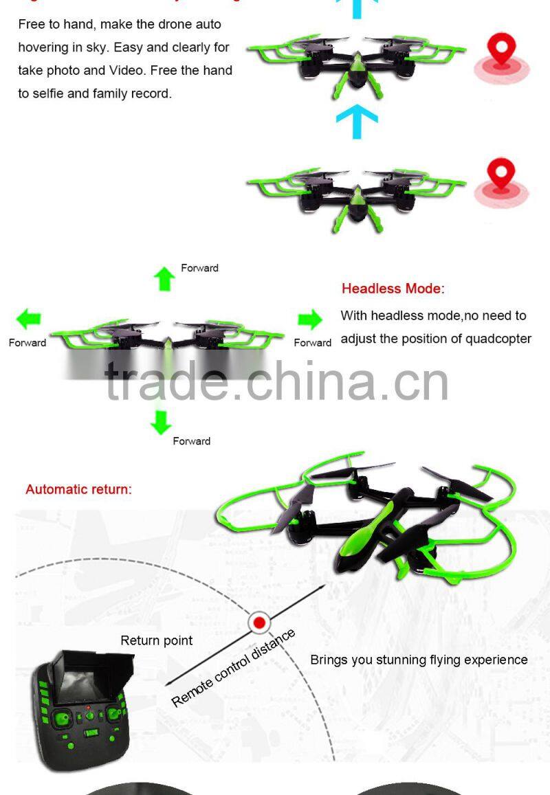 Imported toys wholesale remote control big airplane flying toys, quadcopter airplane with camera