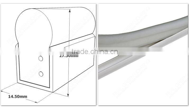 Hot Sales 14*26mm Milky Cover 80leds/m Red/White/Blue/Green 12v/24v/110v/220v LED Decoration Christmas Light Flex Neon Light