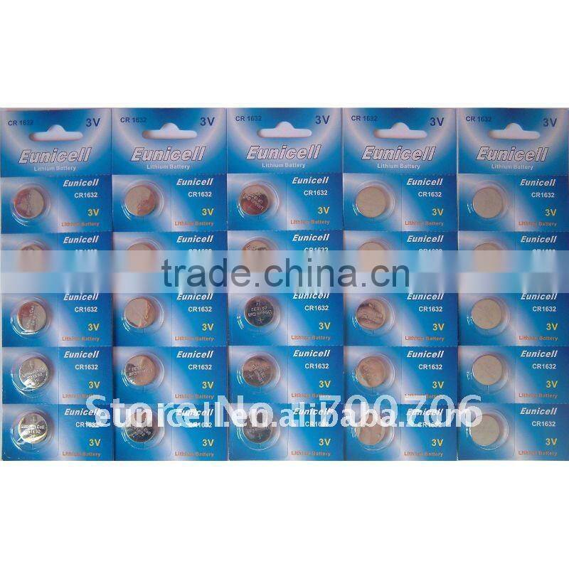 (Eunicell) CR1632 CR1632 micro coin cell battery with pins