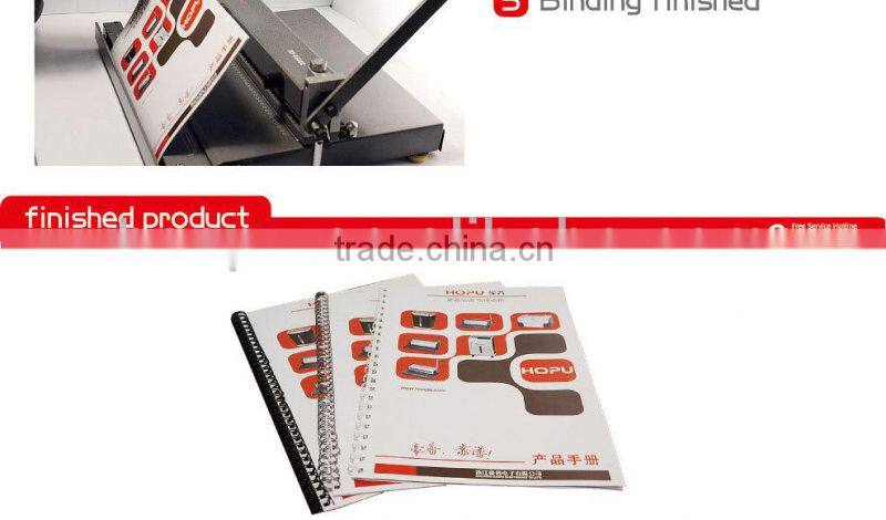 spiral wire binding machine photo book binding machine banknote binding machine