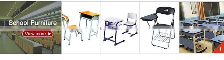 hot sale training room plastic study chair with folded writing pad