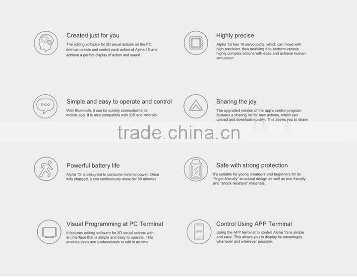 UBTECH Alpha 1s 3D Battery-Operated Performance Art Robot Toy