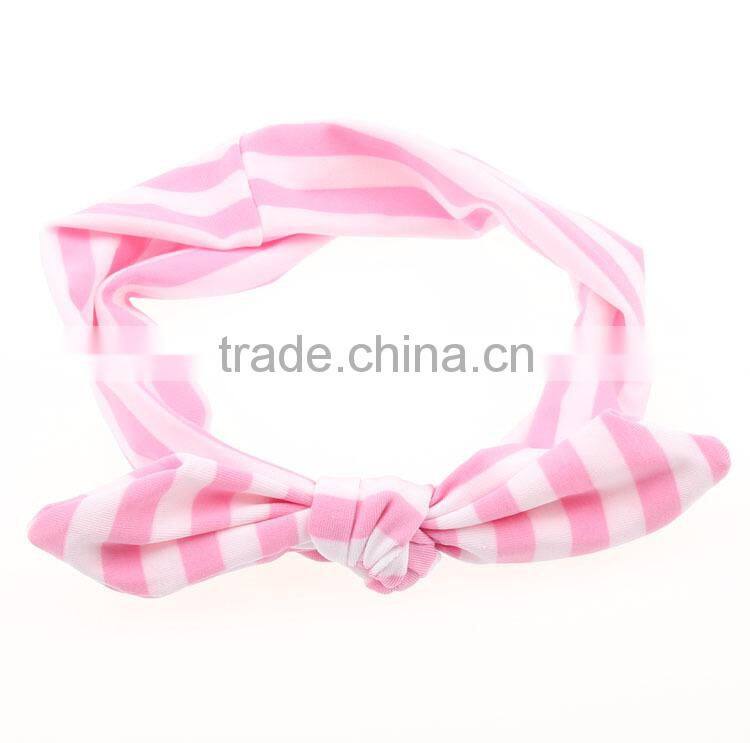 Wholesale colorful gingham toddler girls cute headband hair warp