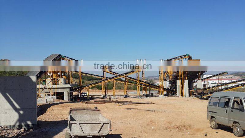 China high efficiency complete kyanite stone crusher plant for sale