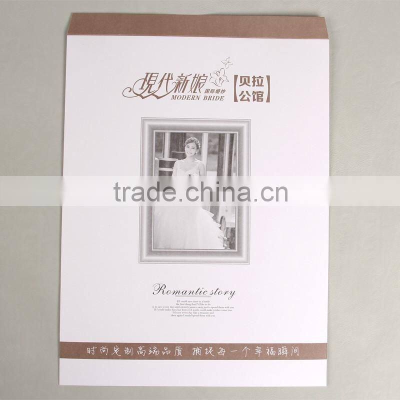 White kraft paper envelope bag for photoprint for photo studio use