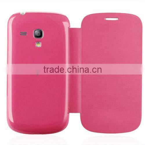 PU leather waterproof case for samsung galaxy s3 mini i8190